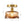 Vintage Retro Smoky Swirl Amber Glass Semi - Flush Ceiling Light - Yiilighting