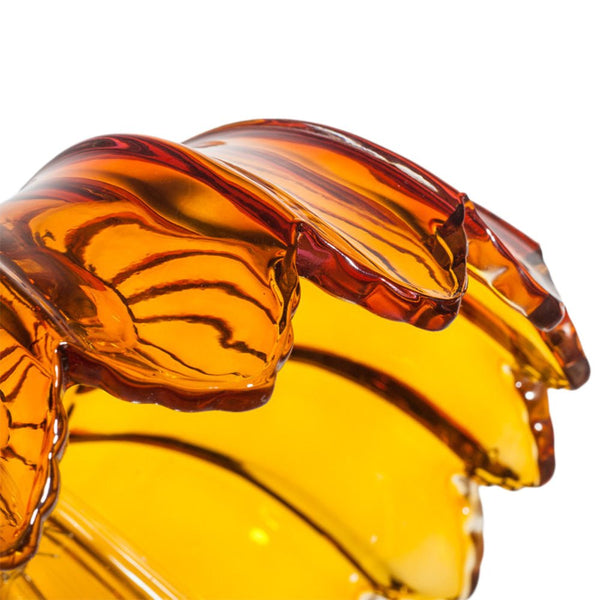 Vintage Romantic 1 - Light Retro Lotus Petal Glass Pendant Light - Yiilighting