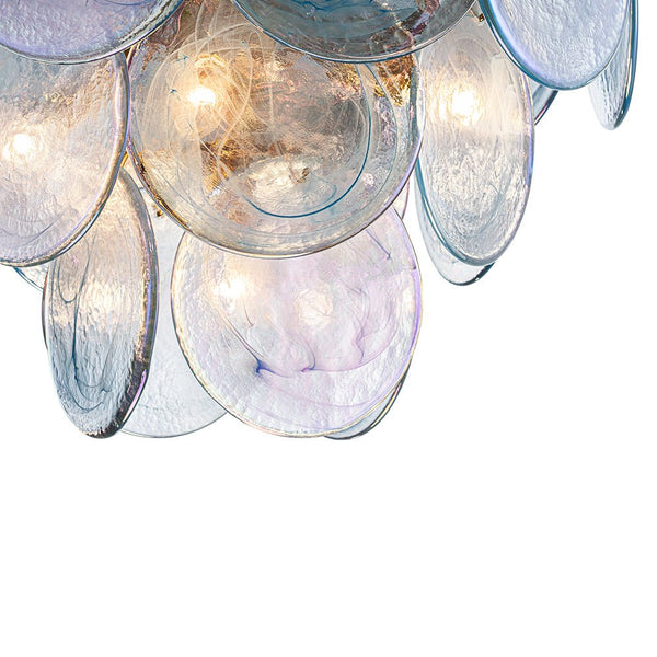 Whimsical Modern Art 5 - Light Blue Cloud Glass Chandelier - Yiilighting