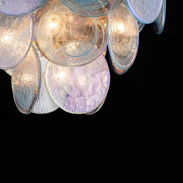 Whimsical Modern Art 5 - Light Blue Cloud Glass Chandelier - Yiilighting